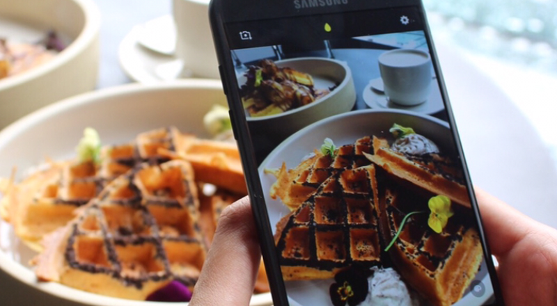 En modo “comida” con Samsung Galaxy